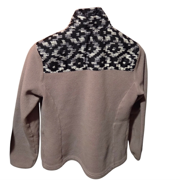 The North Face Purple & Black Aztec Polartec Full Zip Fleece Jacket Size Medium - Picture 2 of 8
